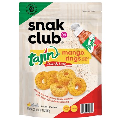 Snak Club Tajin Mango Rings (20 oz.) - Sam's Club