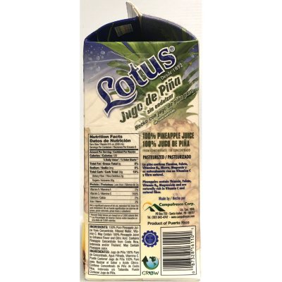 Lotus pineapple juice sale