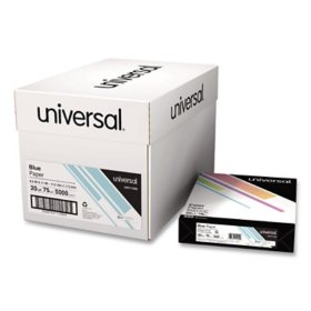 Universal Colored Paper, 20lb, 8-1/2" x 11", 500 Sheets/Ream, Various Colors