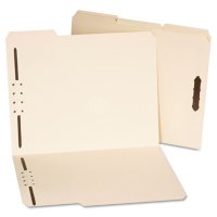 Universal Deluxe Reinforced Top Tab Folders, 2 Fasteners, 1/3 Tab, Letter, 50/Box (Various Colors)