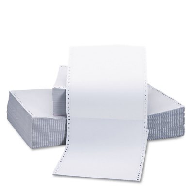 UPC 087547157039 product image for Universal® Two-Part Carbonless Paper, 15lb, 9-1/2 x 11, Perforated, White, 1650  | upcitemdb.com