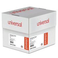 Universal® Computer Paper, 3-Part Carbonless, 15lb, 9-1/2" x 11", White, 1100 Sheets