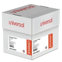 Universal® Multicolor Computer Paper, 2-Part Carbonless, 15lb, 9-1/2" x 11", 1800 Sheets
