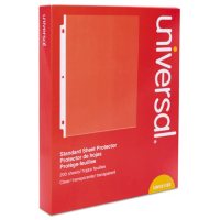 Universal® Standard Sheet Protector, Standard, 8 1/2" x 11, Clear, 200/Box