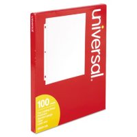 Universal Top-Load Poly Sheet Protectors, Standard, Letter, Clear, 100ct.