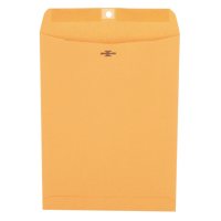 Universal Clasp Envelope, Side Seam, 28lb, 9" x 12", Kraft, 100ct.