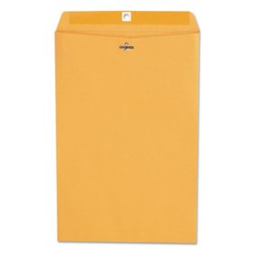 Universal Kraft Clasp Envelope, Center Seam, 28 lb. Brown Kraft., 100/Box (Various Sizes)