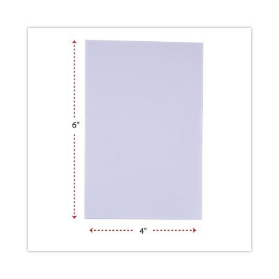 Scratch Pad, White, 6 x 4 - 100/Case