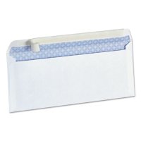 Universal® Peel Seal Strip Security Envelope, #10, 4 1/8" x 9 1/2", White, 100/Box