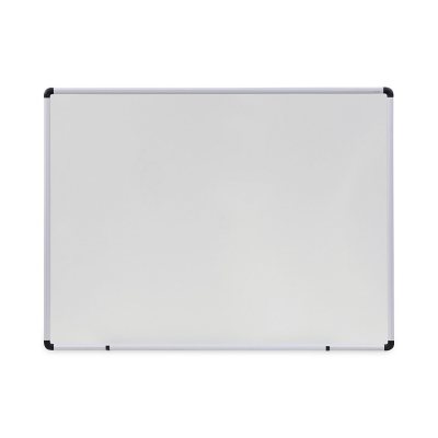 UPC 087547437247 product image for Universal® Melamine Dry Erase Board, 48' x 36', White, Black/Gray Aluminum/Plast | upcitemdb.com