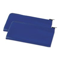 Universal Zippered Wallets/Cases, 11" x 6", Blue, 2 per pack