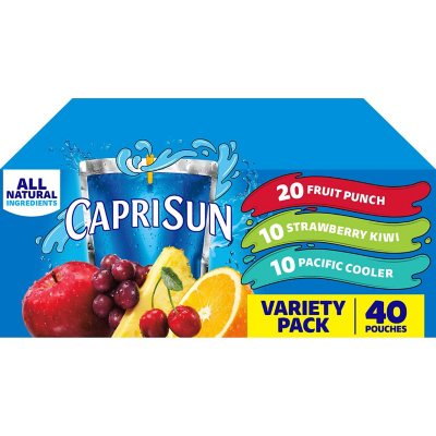 Capri Sun Variety Pack (6 fl. oz. pouches, 40 pk.) - Sam's Club