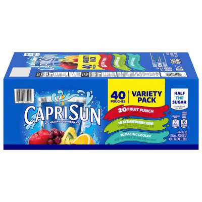 Capri Sun Pacific Cooler Mixed Fruit Naturally Flavored Kids Juice Drink  Blend 10 ct Box, 6 fl oz Pouches