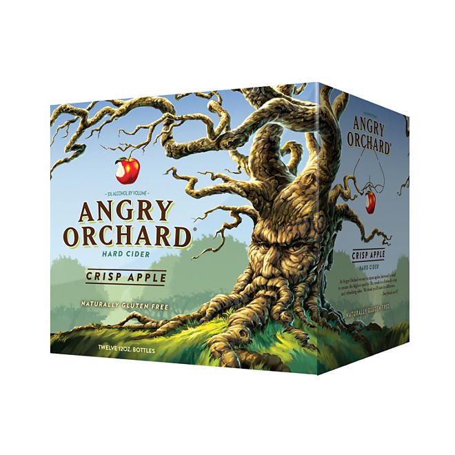 Angry Orchard Crisp Apple Hard Cider (12 oz. bottles, 24 pk.)