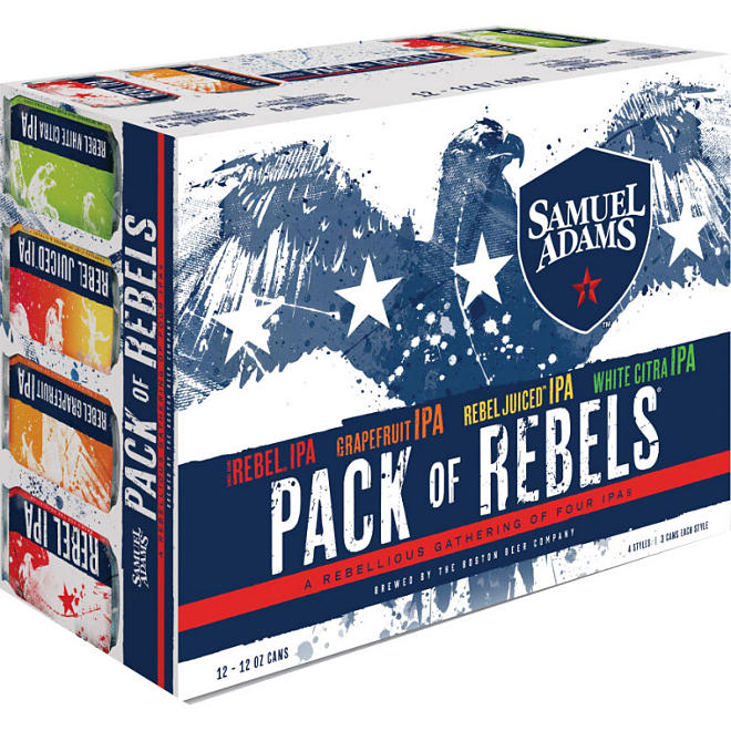 Samuel Adams Rebel IPA Pack of Rebels (12 fl. oz. can, 12 pk.)
