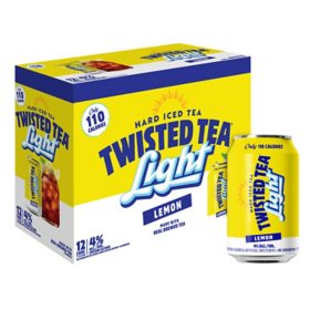 Twisted Tea Light Hard Iced Tea, 12 fl. oz. can, 12 pk.