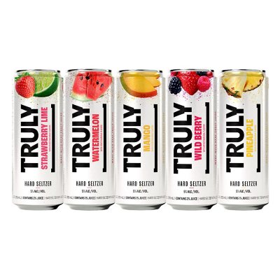 Truly Hard Seltzer Spiked Sparkling Variety 12 Fl Oz Can 24 Pk Sam S Club