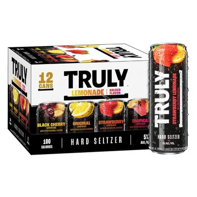 Truly Hard Seltzer Lemonade Seltzer Mix Pack (12 fl. oz. can, 12 pk