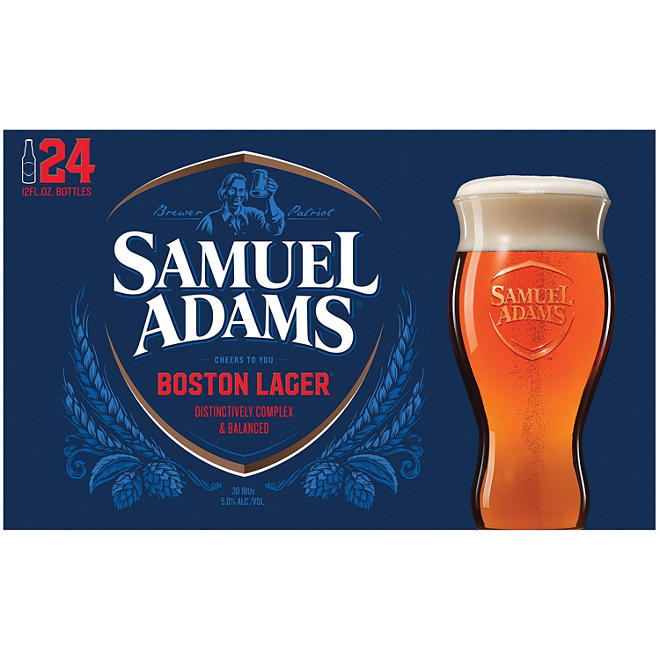 Samuel Adams Boston Lager Beer (12 fl. oz. bottle, 24 pk.)