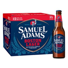 Samuel Adams Boston Lager Beer, 12 fl. oz. bottle, 12 pk.