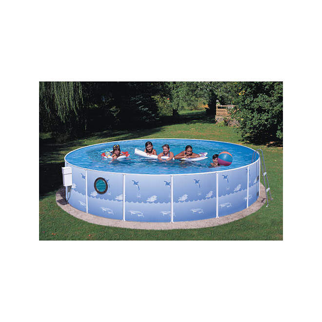 Sun 'n' Fun 12' x 36" Steel Pool with Porthole