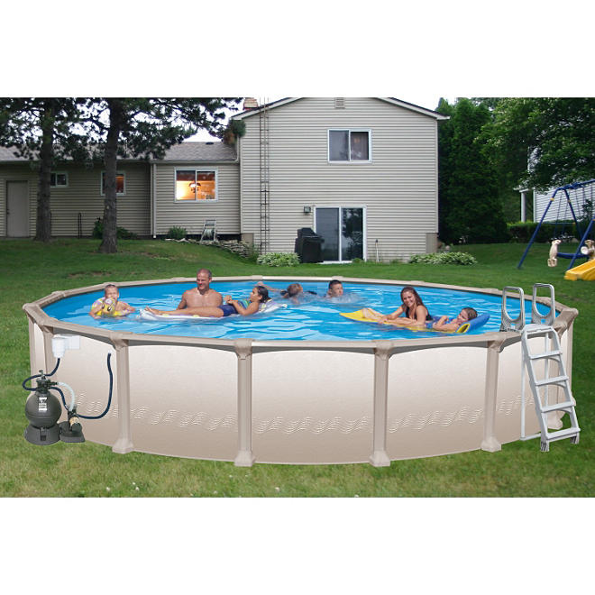 Nautilus 21' x 52" Round Deluxe Pool Package