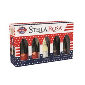 Stella Rosa Freedom Wine Variety Pack, 187 ml, 5 pk.