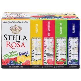 Stella Rosa Tropical Splash Variety Pack 250 ml can, 8 pk.