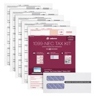 Adams 1099-MISC 2020 Tax Forms Kit W/Tax Forms Helper Online, 40/pack