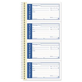 Adams® Write 'n Stick Phone Message Book, Two-Part Carbonless