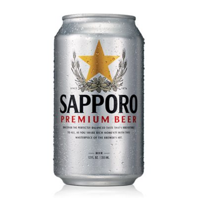 UPC 087975043508 product image for Sapporo Premium Lager Beer, 12 fl. oz. can, 12 pk. | upcitemdb.com