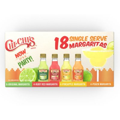 Chi-Chi's Margarita Cocktail Variety Pack (187 ml bottle, 18 pk.) - Sam ...
