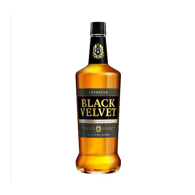 Black Velvet Imported Canadian Whisky,  80 Proof (1 L)