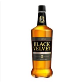 Black Velvet Imported Canadian Whisky,  80 Proof 1 L