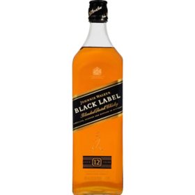 Johnnie Walker Black Label Blended Scotch Whisky (1L)