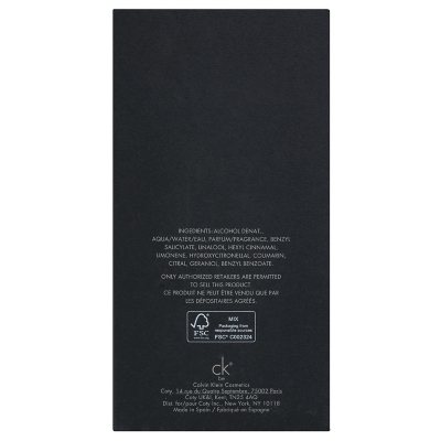 Ck discount black cologne