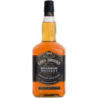 Ezra Brooks Black Label Bourbon Whiskey (1.75 L) - Sam's Club