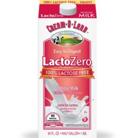 Cream-O-Land LactoZero Whole Milk (64 oz.)