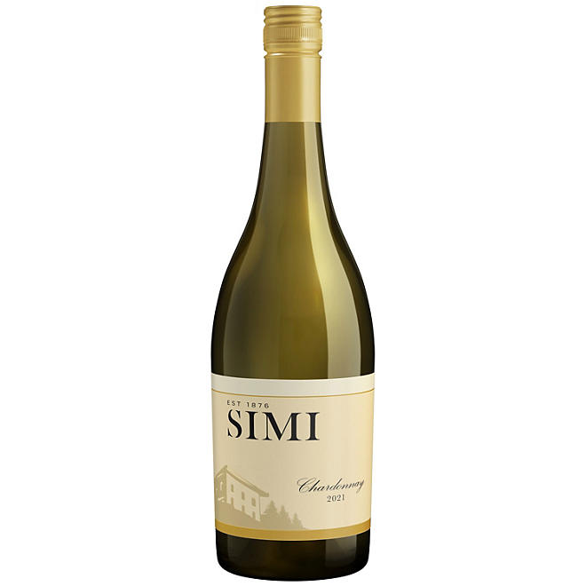 SIMI Sonoma County Chardonnay White Wine 750 ml