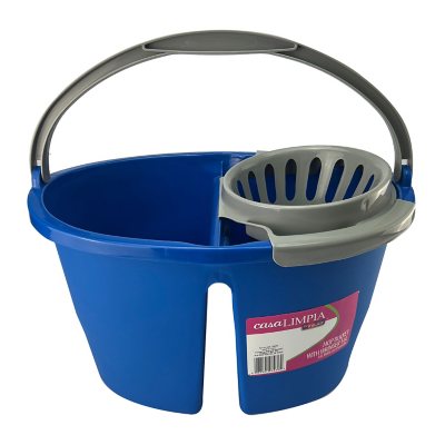 Cleaning Bucket with Squeezer and Mop Esenia Set, 16L - SM516LB - Pro  Detailing