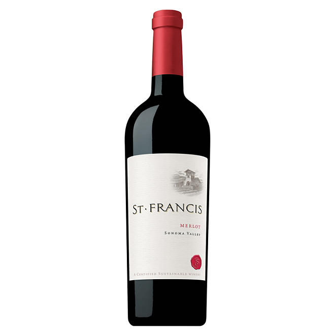 St. Francis Merlot, Sonoma Valley Red Wine (750 ml)