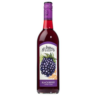 St. James Winery Blackberry Sweet Wine (750 ml)