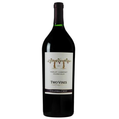 Columbia Crest Two Vines Merlot Cabernet Columbia Valley 1.5 L Sam s Club