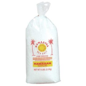 Kamaaina Sea Salt, Fine Grains - 5 lb. bag