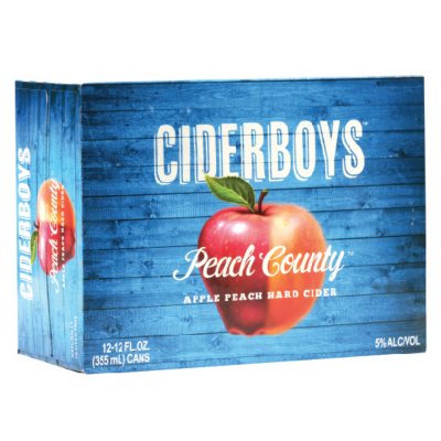 Ciderboys Seasonal Peach Country Hard Cider (12 fl. oz. can, 12 pk