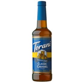 Torani Sugar-Free Classic Caramel Syrup, 25.4 fl. oz.