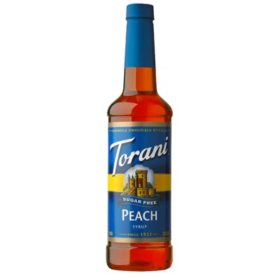 Torani Sugar-Free Peach Syrup 750 mL
