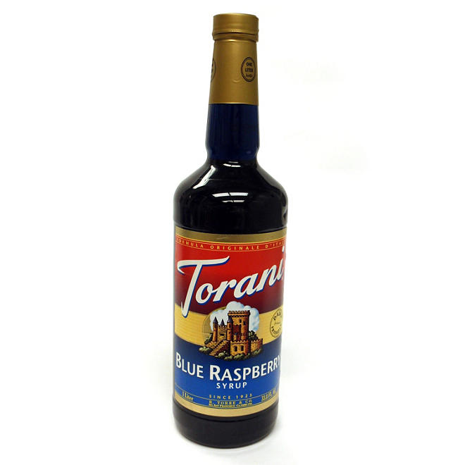 Torani Blue Raspberry Syrup - 3 pk. - 1 L