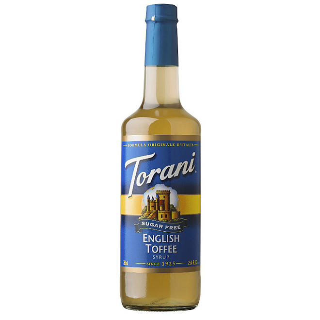 Torani Sugar-Free English Toffee Syrup 750 mL