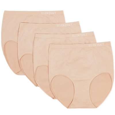 Ellen Tracy Ladies 4 Pack Seamless Briefs - Sam's Club